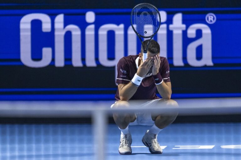 Novak Đoković tokom meča na turniru u Baselu