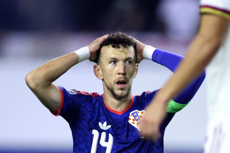 Ivan Perišić u dresu PSV-a tokom utakmice protiv Leipziga