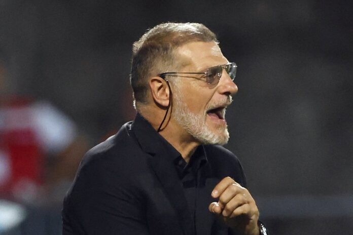 Slaven Bilić tokom utakmice hrvatske fudbalske reprezentacije