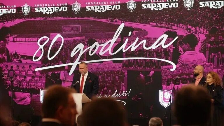 Svečana akademija FK Sarajevo povodom 80. rođendana u sarajevskoj Vijećnici