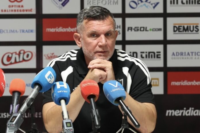 Zoran Zekić i Selmir Pidro na konferenciji pred sarajevski derbi